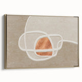 Abstract canvas artwork showcasing vibrant splashes of blue, red, and yellow, with dynamic shapes and textures for modern decor.