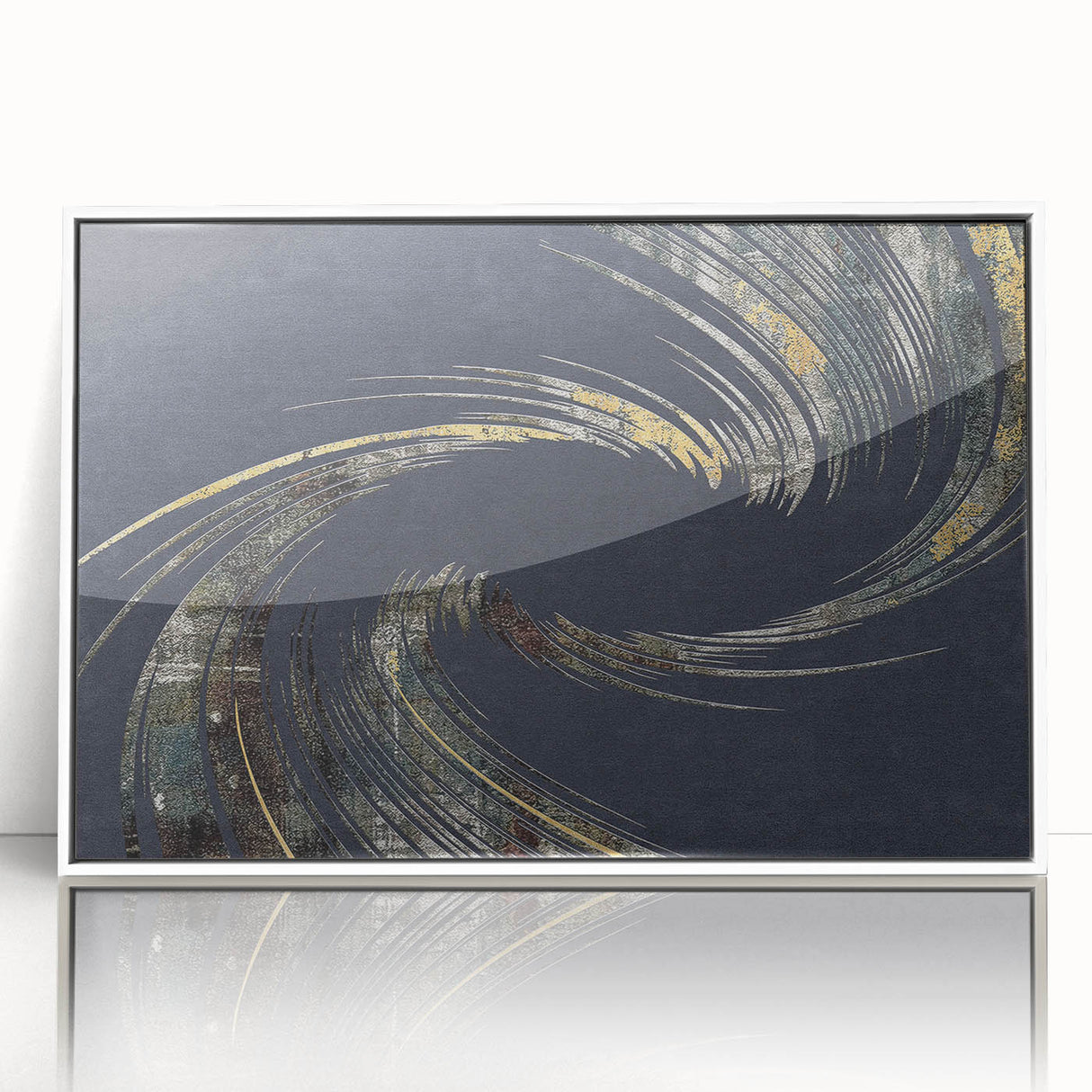 Colorful abstract wall art canvas print showcasing vibrant hues and dynamic shapes, ideal for modern home decor or artistic spaces.