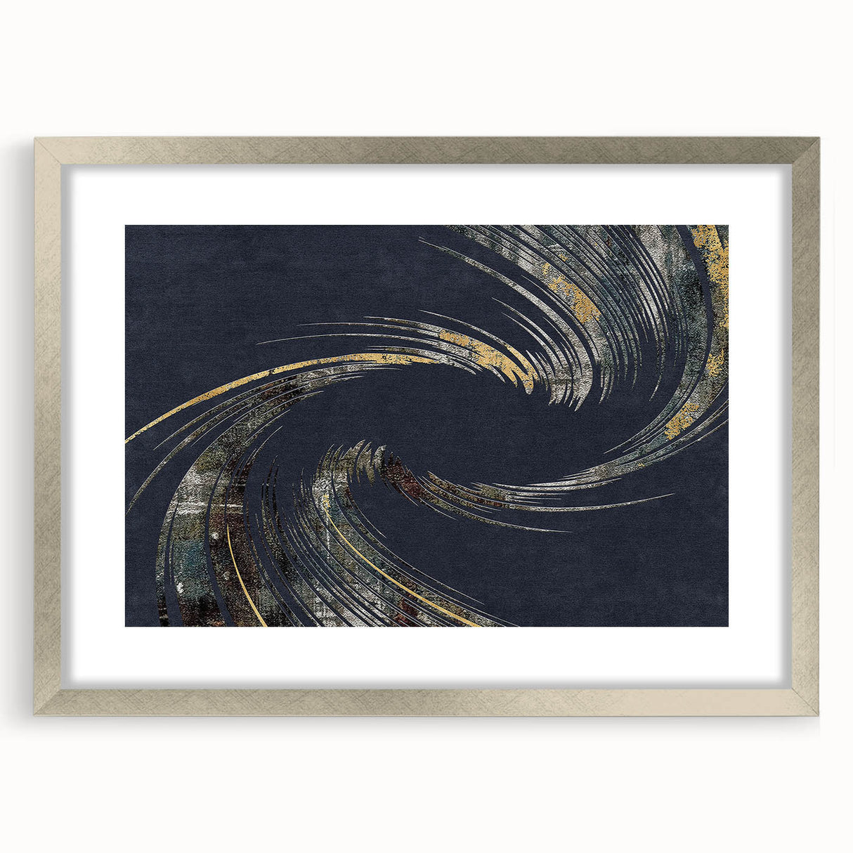 Abstract wall art canvas featuring vibrant geometric shapes in blue, orange, and yellow tones, ideal for modern home decor and artistic expression.