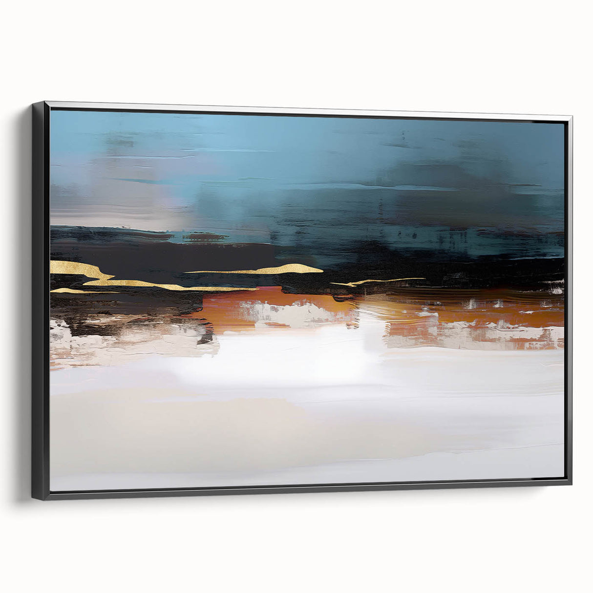 Abstract canvas artwork showcasing vibrant colors and dynamic shapes, perfect for modern home decor. This piece adds a unique artistic flair to any interior space.