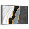 Vibrant abstract art canvas print showcasing bold colors and dynamic shapes, perfect for modern home decor or office spaces.