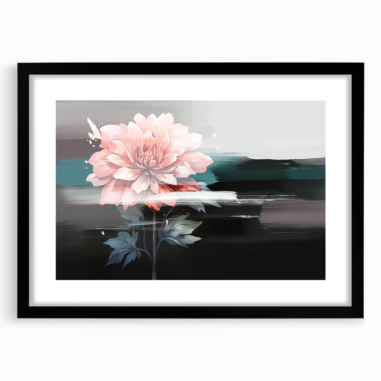 Vibrant abstract wall art canvas print showcasing bold colors and dynamic shapes, ideal for modern home decor and artistic spaces.