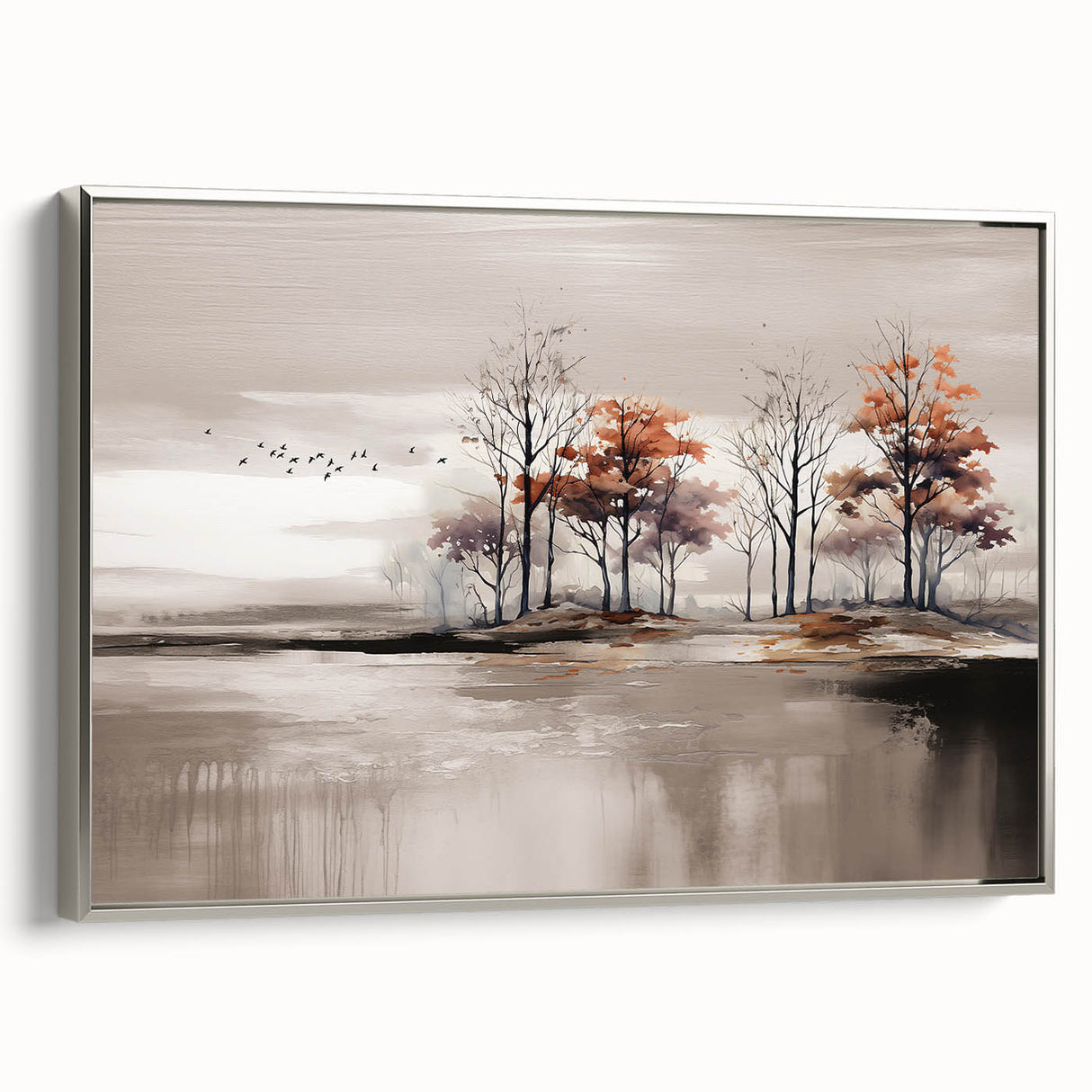 Vibrant abstract wall art print showcasing bold colors and dynamic shapes, perfect for modern decor, rolled and ready for display in any room.