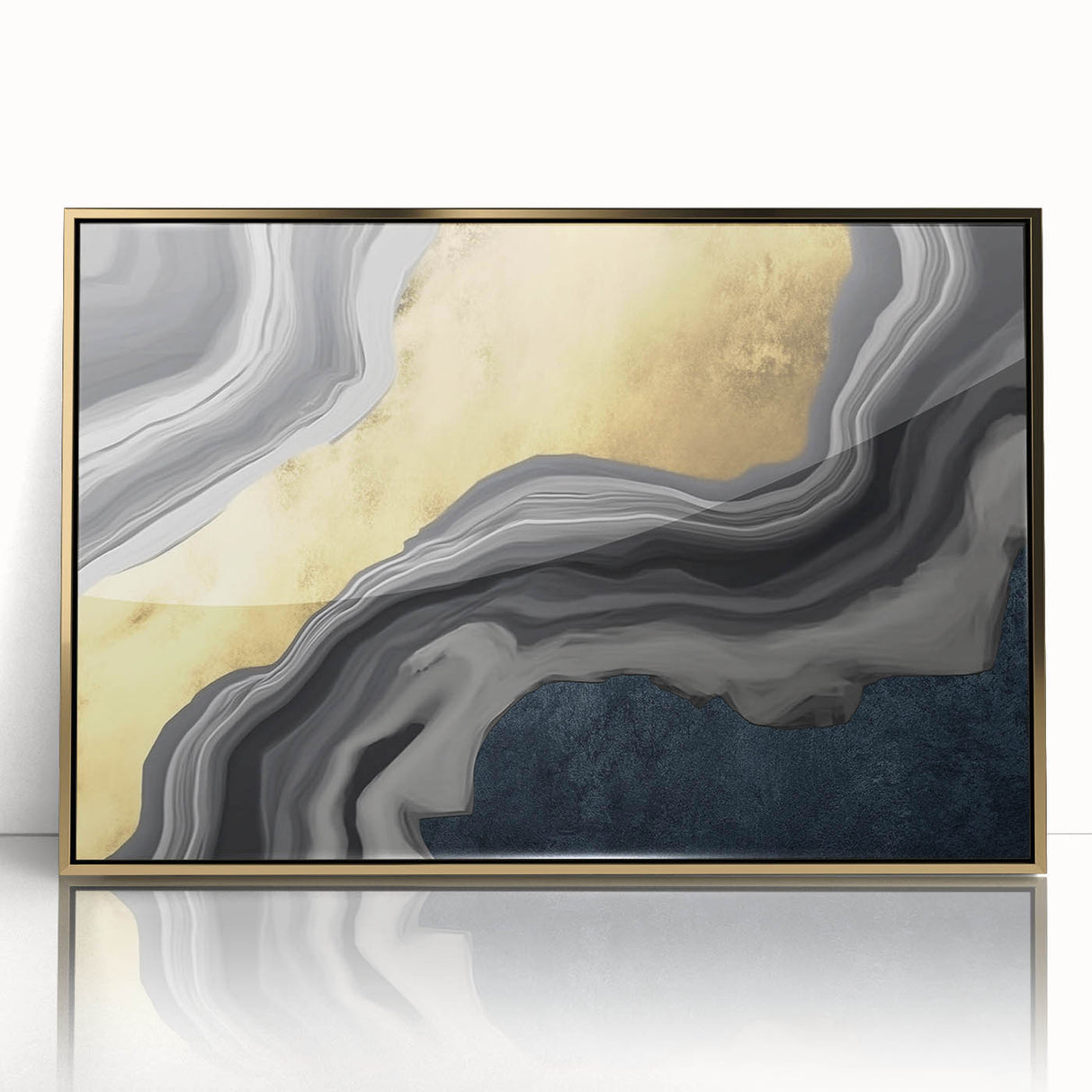 Vibrant abstract wall art canvas print showcasing bold colors and dynamic shapes, ideal for modern home decor and artistic expression.