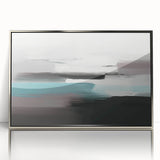 Abstract canvas artwork showcasing vibrant colors and dynamic shapes, perfect for modern home decor or office aesthetics, rolled for easy shipping.