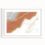 Vibrant abstract wall art canvas showcasing dynamic shapes and colors, perfect for modern home decor or art enthusiasts. Framed with a sleek design.