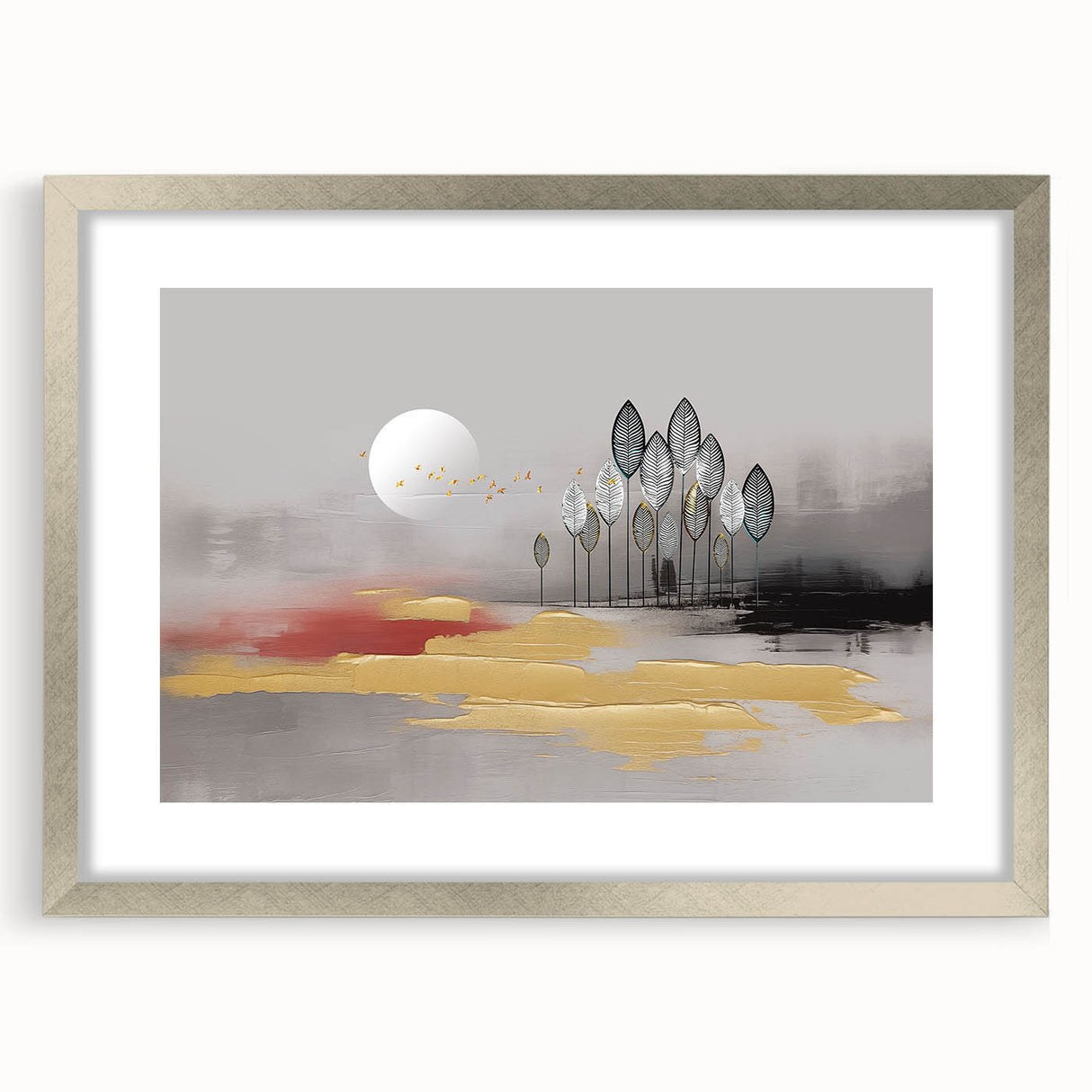 Abstract wall art canvas featuring vibrant colors and intricate geometric patterns, rolled for easy storage, ideal for modern home decor and artistic expression.