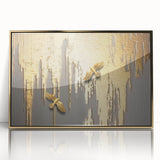 Abstract wall art canvas print showcasing vibrant colors and dynamic shapes, perfect for modern home decor or office settings.
