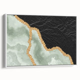 Abstract art canvas print showcasing vibrant colors and dynamic shapes, perfect for modern home decor or artistic gallery displays.