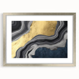Vibrant abstract wall art canvas print showcasing bold colors and fluid shapes, perfect for modern home decor or office spaces.