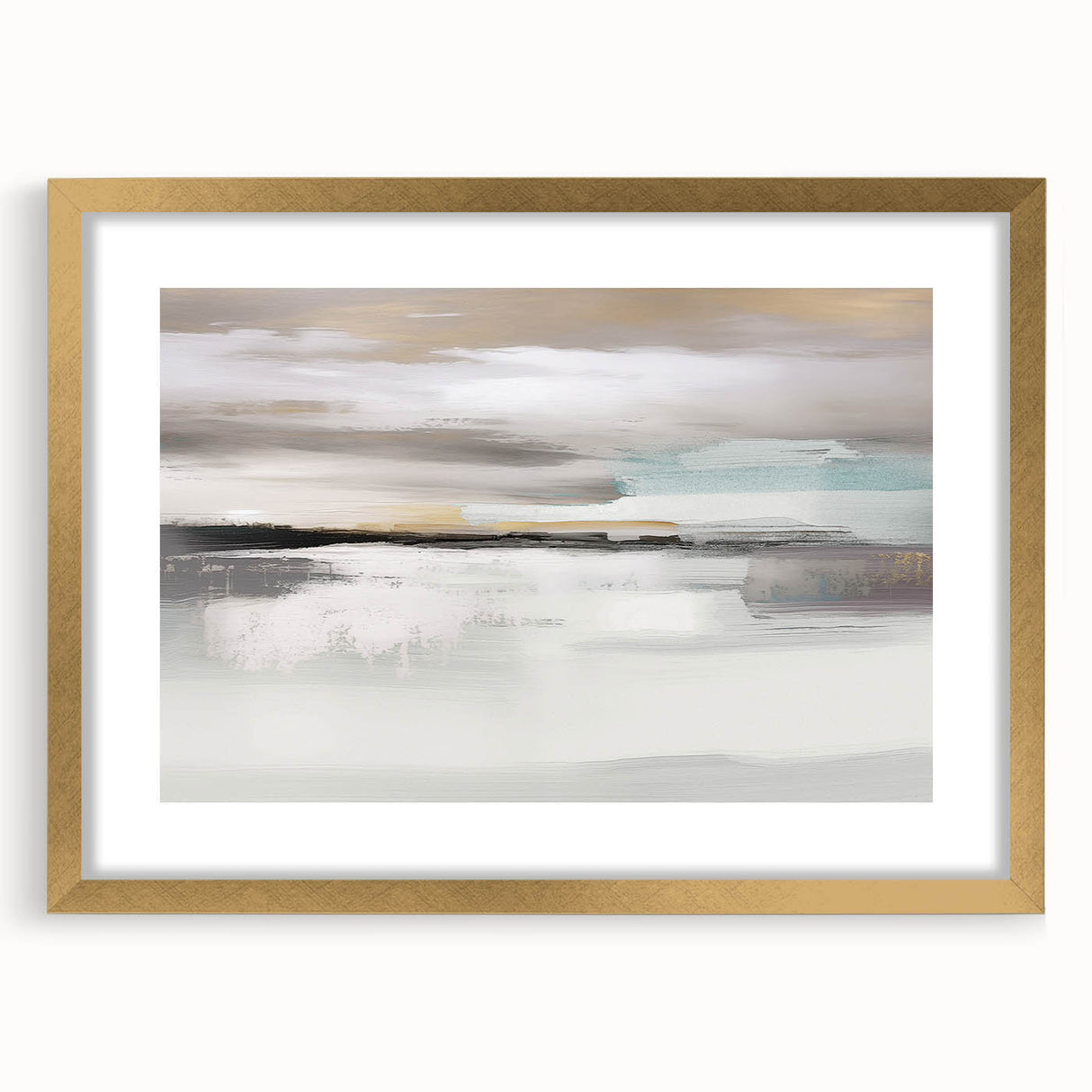 Colorful abstract canvas art print showcasing vibrant geometric shapes and fluid lines, perfect for modern decor or artistic display.