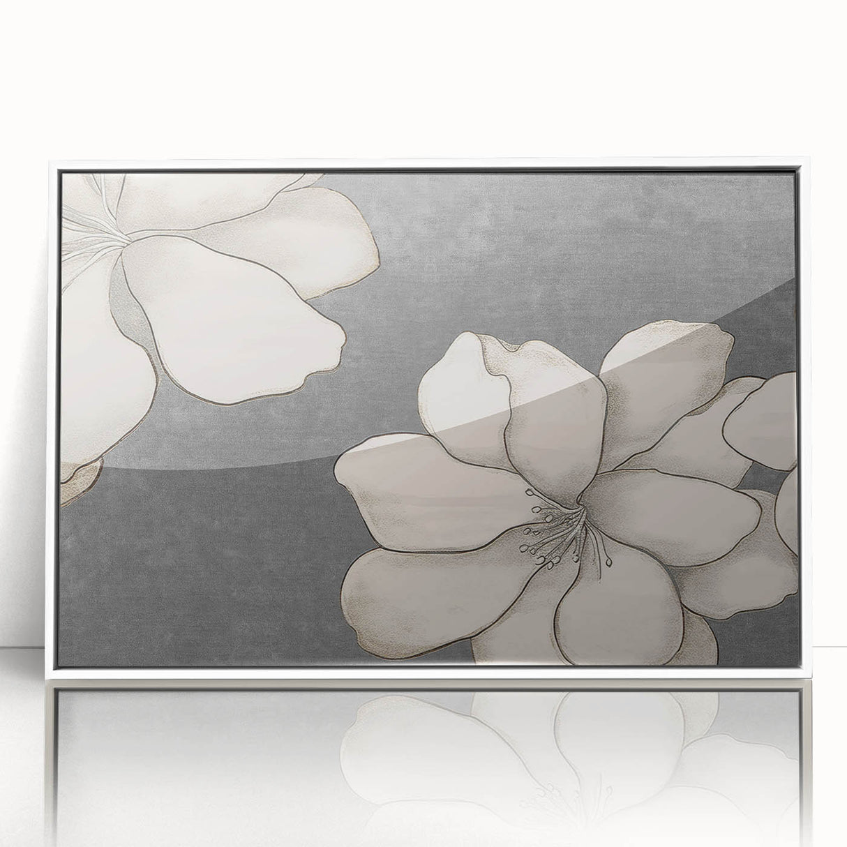 Abstract wall art canvas print showcasing vibrant colors and dynamic shapes, ideal for modern decor, presented in a protective tube packaging.