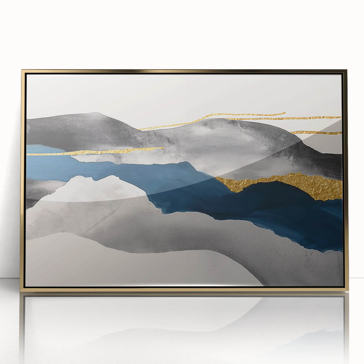 Vibrant abstract wall art canvas print showcasing bold colors and dynamic shapes, ideal for modern home decor and artistic spaces.