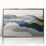 Vibrant abstract wall art canvas print showcasing bold colors and dynamic shapes, ideal for modern home decor and artistic spaces.