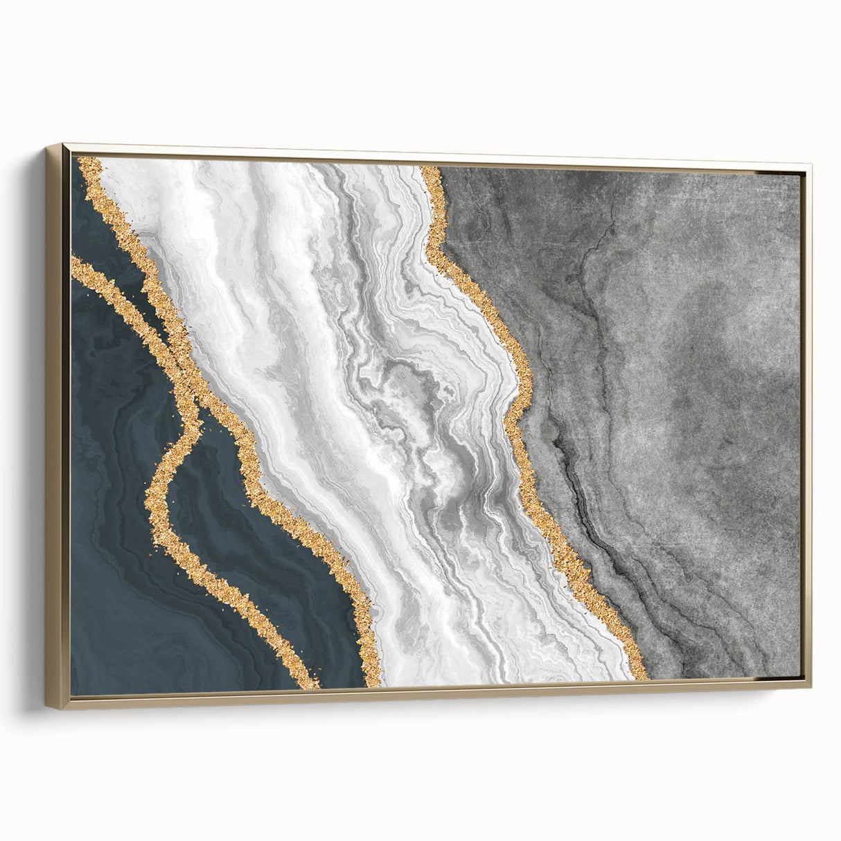 Vibrant rolled canvas depicting abstract geometric wall art in bold colors, showcasing dynamic shapes and textures, ideal for modern decor.