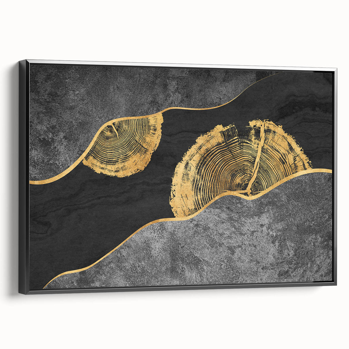 Abstract wall art canvas print showcasing vibrant colors and fluid shapes, perfect for modern decor and creating a lively atmosphere.