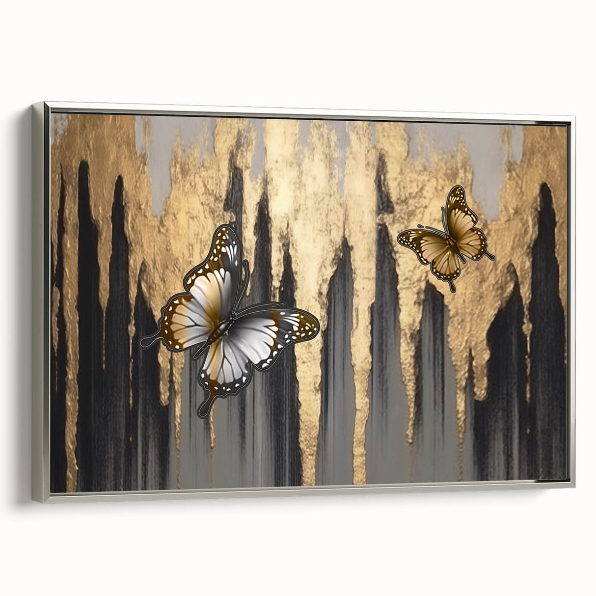 Abstract canvas art print showcasing vibrant colors and dynamic shapes, ideal for modern home decor or creative spaces.