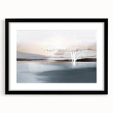 Abstract wall art canvas print showcasing vibrant colors and dynamic shapes, perfect for modern home decor, displayed on a minimalist wall.