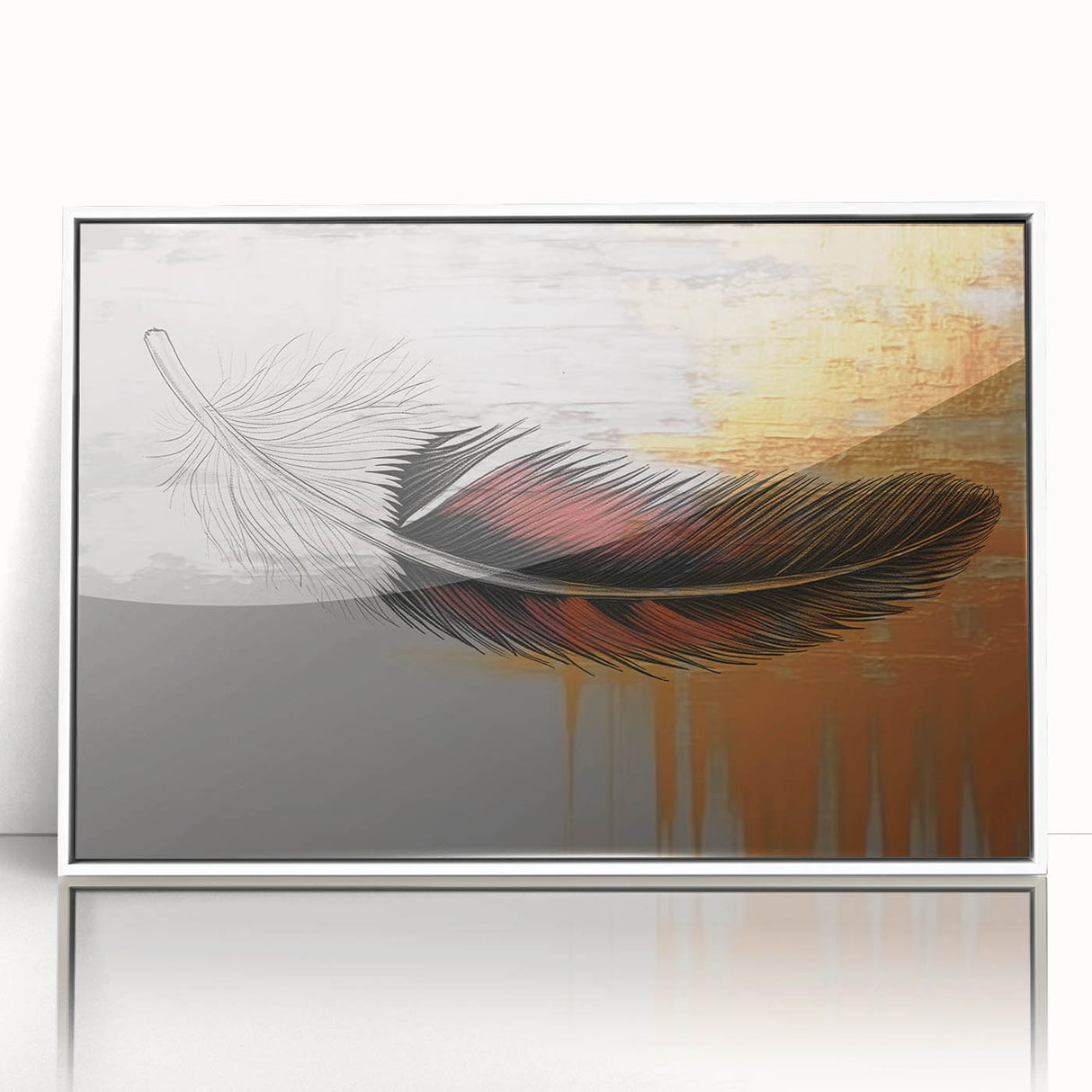 Abstract canvas print showcasing vibrant colors and dynamic shapes, perfect for modern home decor, emphasizing artistic expression and creativity.