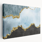 Abstract canvas artwork showcasing vibrant colors and dynamic shapes, perfect for modern home decor. Ideal for adding a contemporary touch to any space.