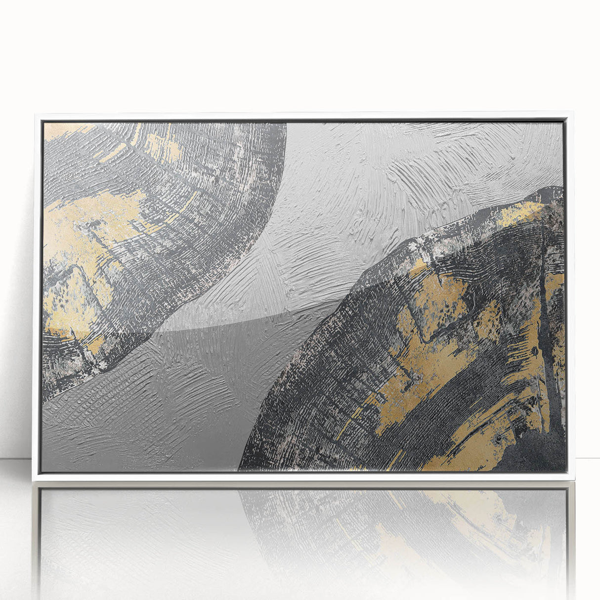 Colorful abstract wall art canvas print showcasing vibrant shapes and dynamic lines, perfect for modern home decor or artistic spaces.