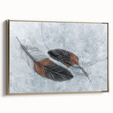 Vibrant abstract wall art canvas print showcasing dynamic shapes and colors, perfect for modern home decor and enhancing interior spaces.