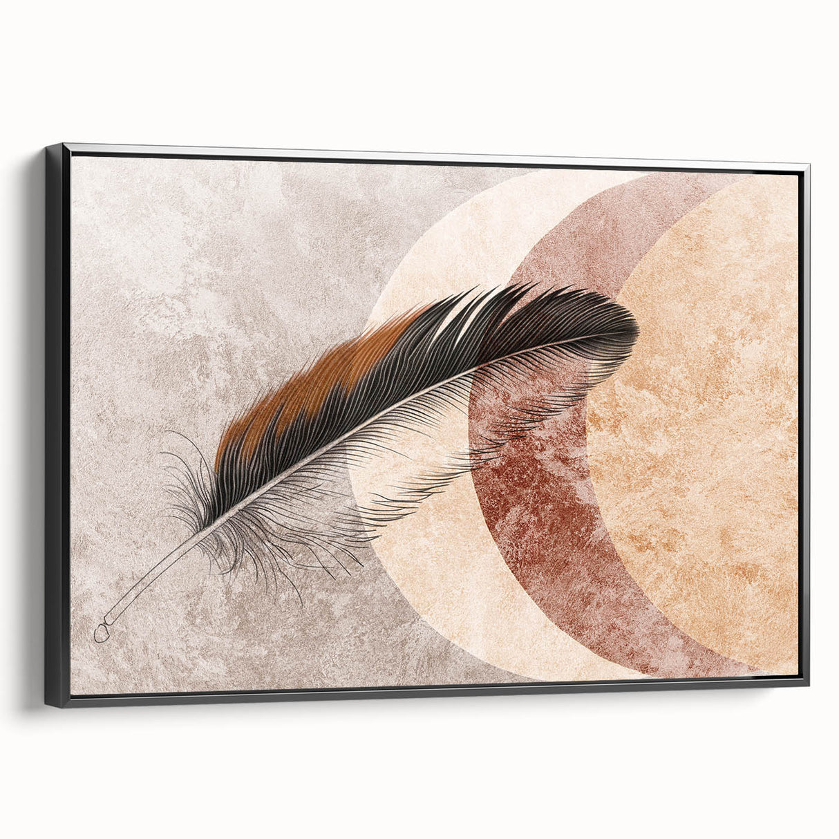 Abstract canvas art print showcasing vibrant colors and fluid shapes, ideal for modern home decor. Perfect for adding a contemporary touch to any space.