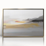 Abstract canvas artwork showcasing vibrant colors and dynamic shapes, perfect for modern home decor, highlighting a unique artistic style and texture.