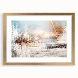 Abstract wall art canvas print showcasing vibrant colors and dynamic shapes, perfect for modern home decor and artistic expression.