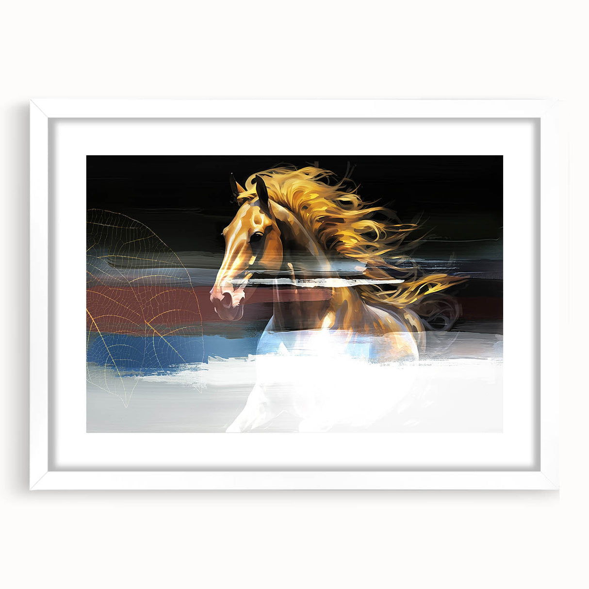 Abstract art canvas print showcasing vibrant colors and dynamic shapes, perfect for modern decor. The piece adds a contemporary touch to any space.