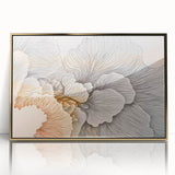 Abstract wall art canvas showcasing vibrant colors and fluid shapes, perfect for modern decor, rolled for easy shipping in a protective tube.