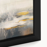 Abstract wall art canvas featuring vibrant colors and dynamic shapes, perfect for modern decor, showcased in a sleek display for artistic appeal.