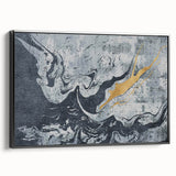 Colorful abstract canvas artwork showcasing vibrant geometric shapes and patterns, perfect for modern home decor. Packaged securely in a protective tube for delivery.