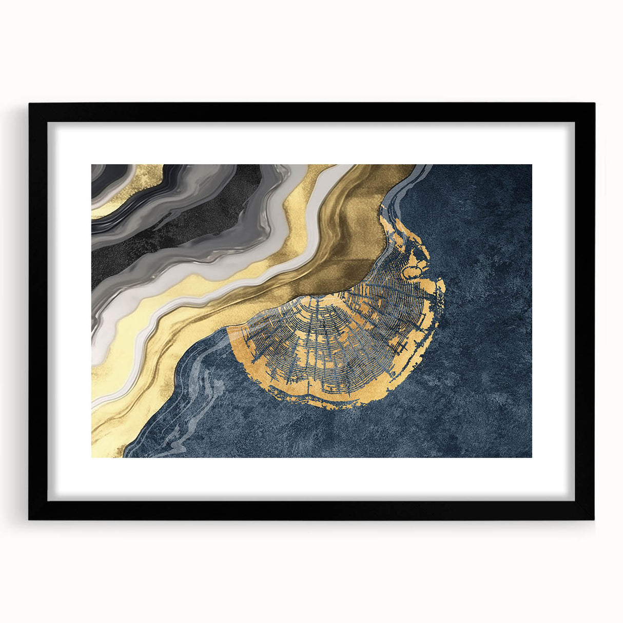 Vibrant abstract wall art canvas showcasing bold colors and geometric patterns, rolled and ready for display, highlighting modern artistic flair.