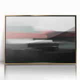 Colorful abstract canvas art print showcasing vibrant swirls of blue, red, and yellow, perfect for modern home decor or artistic spaces.