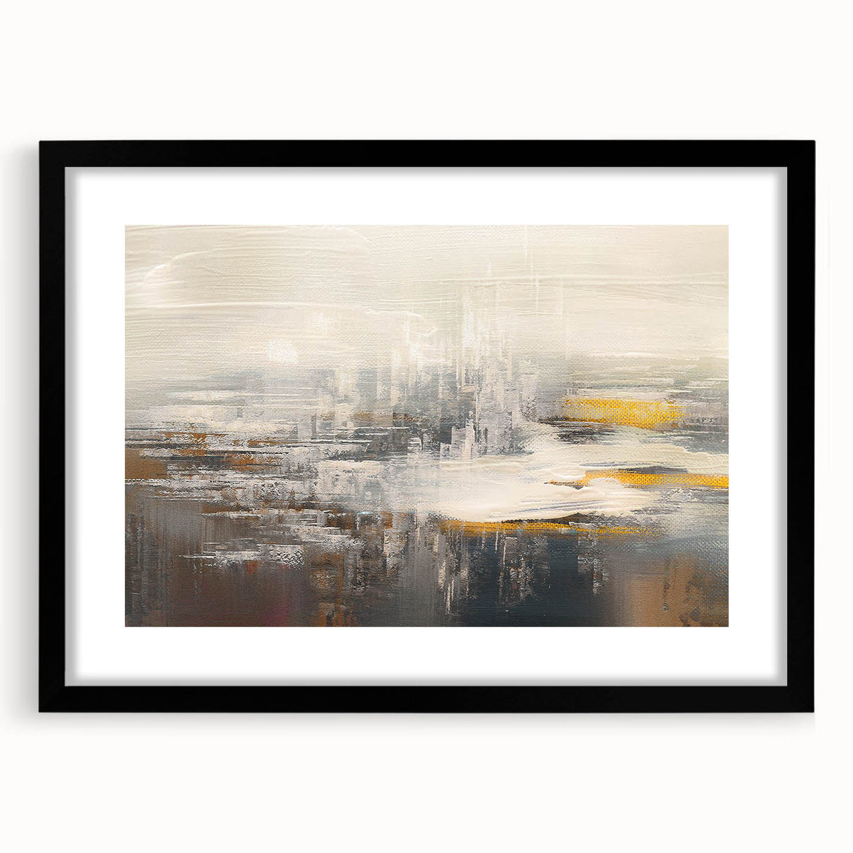 Abstract wall art canvas print showcasing vibrant colors and fluid shapes, perfect for modern home decor, enhancing artistic ambiance.