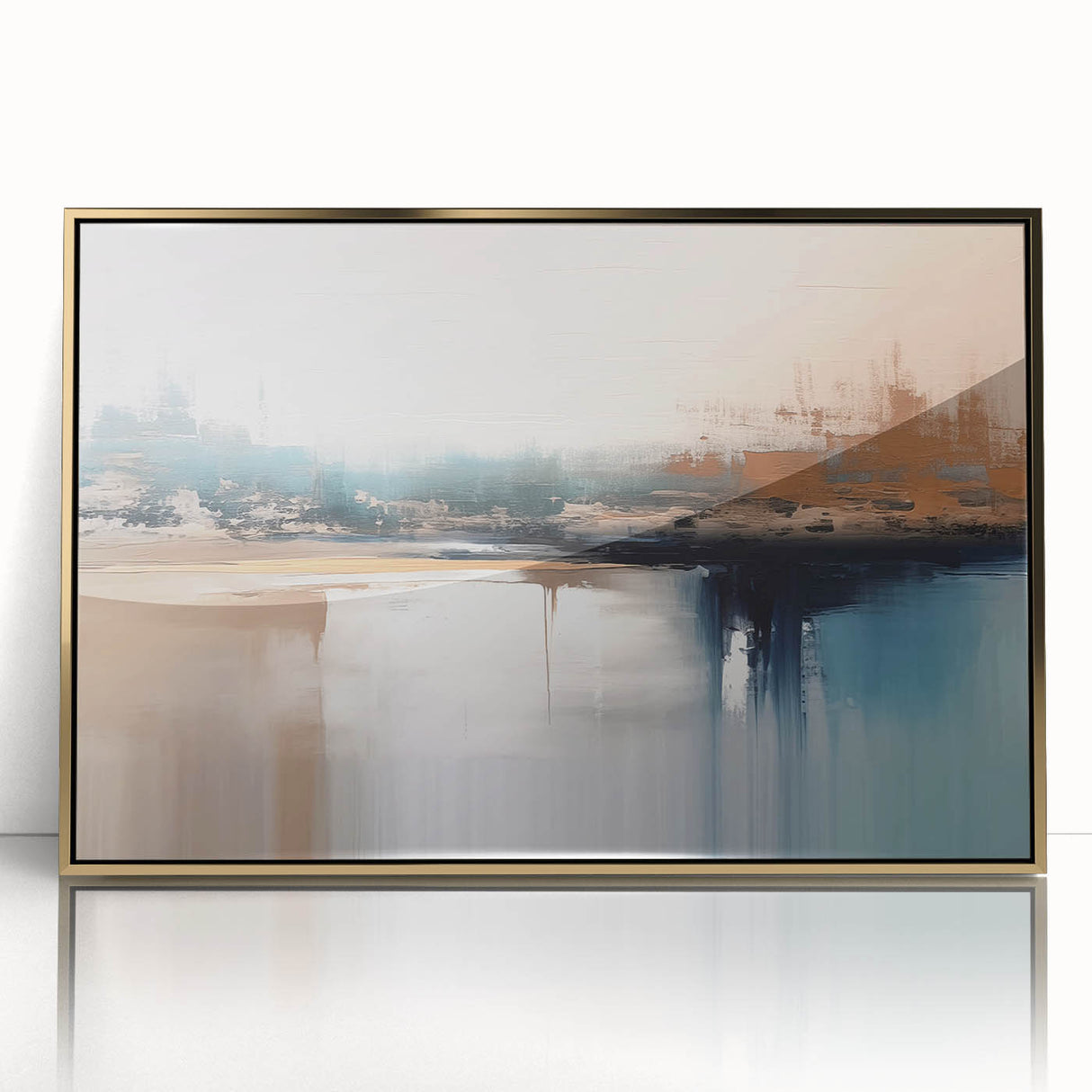Vibrant abstract wall art canvas featuring bold colors and dynamic shapes, ideal for modern home decor or artistic spaces.