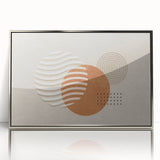 Vibrant African-inspired canvas print showcasing three intricately designed tribal masks, surrounded by bold geometric patterns in vivid colors.