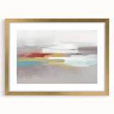 Abstract canvas art piece featuring vibrant colors and dynamic shapes, ideal for modern home decor, emphasizing contemporary artistic style.