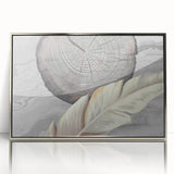 Abstract canvas artwork showcasing vibrant colors and dynamic shapes, perfect for modern decor, rolled and ready for framing.