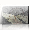 Abstract wall art canvas showcasing vibrant colors and dynamic shapes, perfect for modern decor, elegantly rolled and ready for framing.