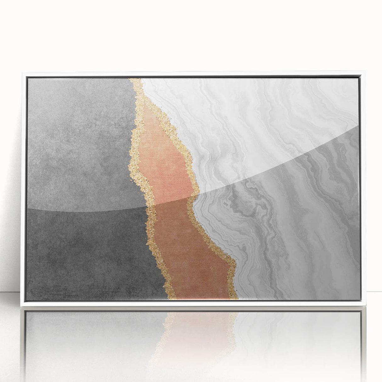 Abstract canvas art print showcasing vibrant colors and fluid shapes, perfect for modern home decor, emphasizing creative expression and artistic flair.