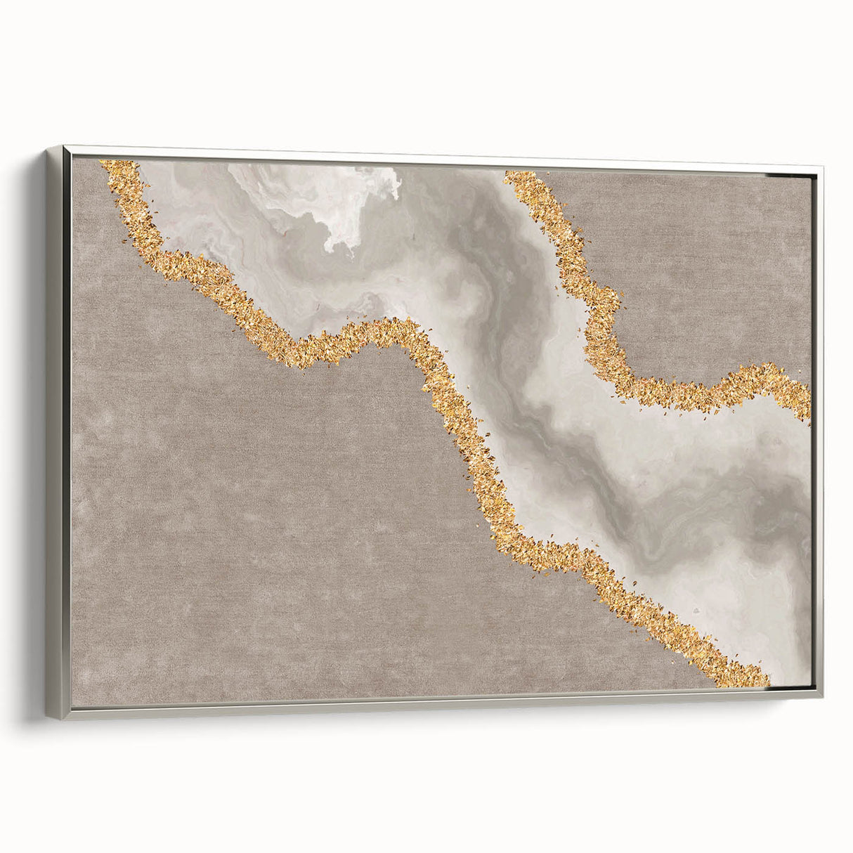 Colorful abstract art canvas print featuring vibrant swirls of blue, orange, and yellow, ideal for modern home decor and artistic expression.