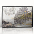 Abstract wall art featuring vibrant geometric patterns in bold colors, elegantly rolled and ready for display. Ideal for modern home decor and art enthusiasts.