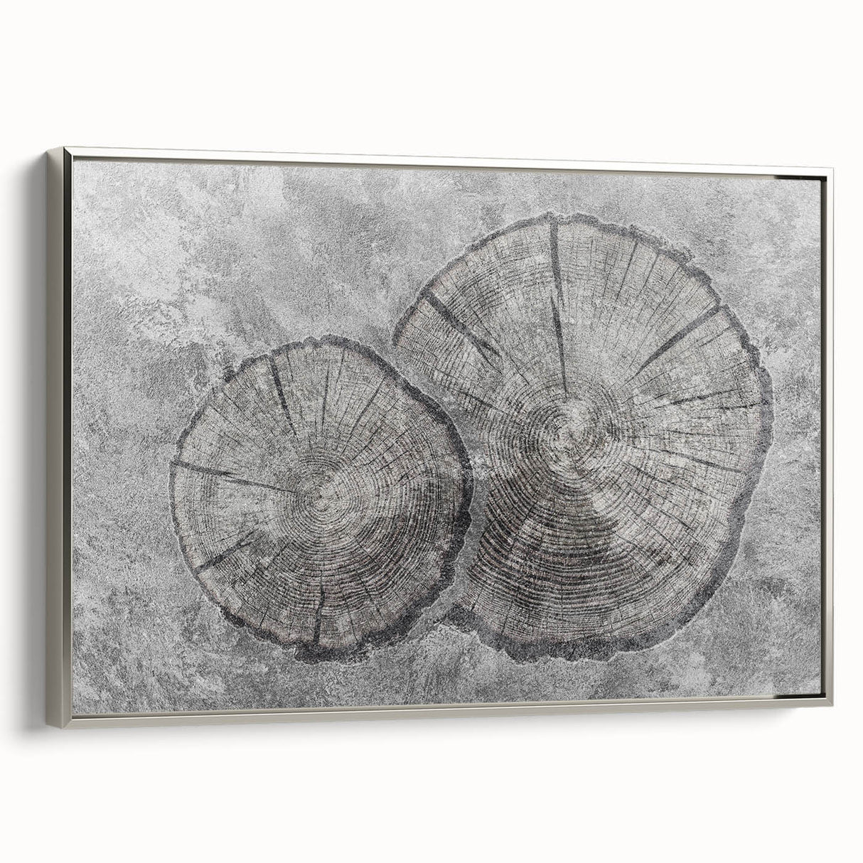 Abstract canvas art showcasing vibrant colors and dynamic shapes, perfect for modern decor, placed on a wooden surface for display.