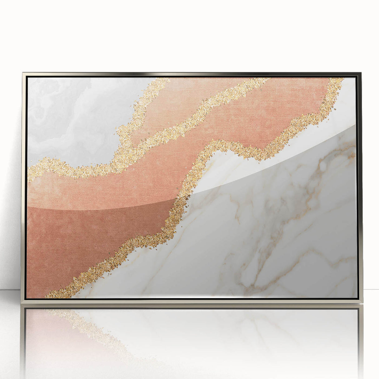 Abstract wall art canvas print showcasing vibrant colors and geometric shapes, perfect for modern decor and artistic spaces.