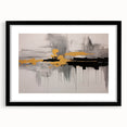Colorful abstract wall art canvas print showcasing vibrant splashes of blue, orange, and yellow hues, perfect for modern home decor.