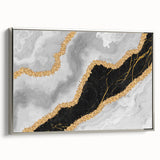 Vibrant abstract wall art canvas print showcasing bold colors and dynamic shapes, perfect for modern decor and interior design enhancement.