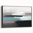 Abstract wall art canvas print showcasing vibrant colors and fluid shapes, perfect for modern decor, rolled in a protective tube for delivery.
