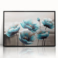 Abstract canvas artwork showcasing vibrant shapes and colors with intricate textures, designed for modern home decor. Perfect for stylish living spaces.